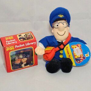 Vintage Postman Pat Collection - Plush and Board Book Set NWT/NIB